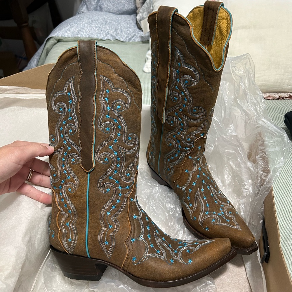 Old Gringo Celeste Cowboy Boot Sz8